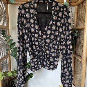 Free People Womens Blouse Sydney top